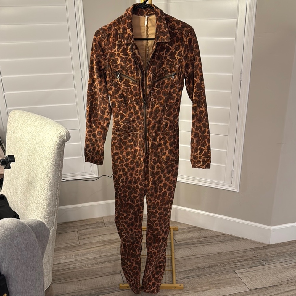 Leopard Print Jumpsuit